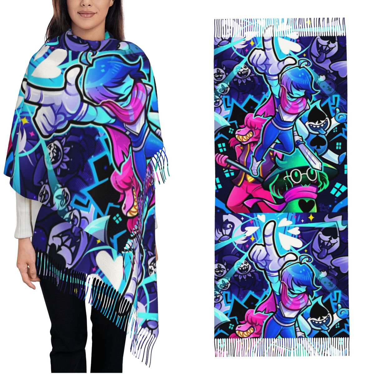 デルタルーンズ ショール ラップ レディース 冬用 大きめ  - Pashmina Wrap Large のレビューと価格