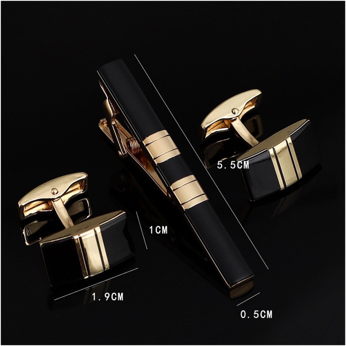 2セット、メンズネクタイクリップカフリンクセット、シャツアク - Tie Bar Set Gift のレビューと価格