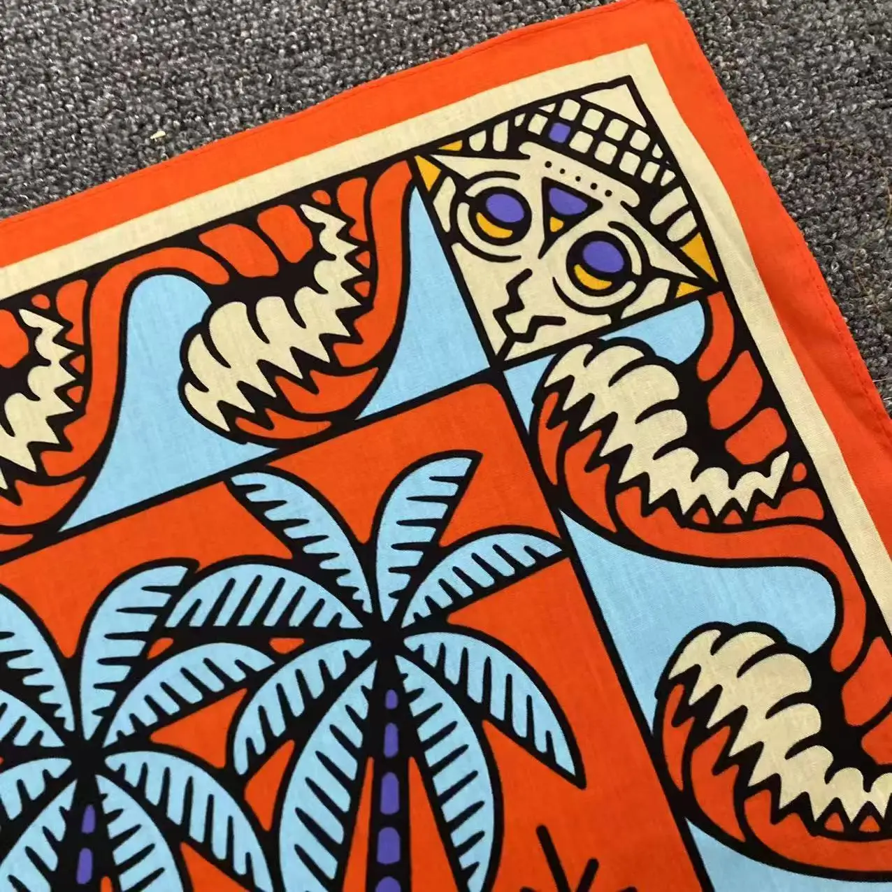 デジタルプリントレトロバンダナヒップホップストリートダンスス - Face Scarf Mask のレビューと価格